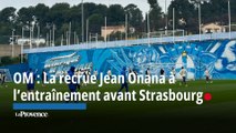 OM : entraînement sous la pluie avant d'affronter Strasbourg ce vendredi