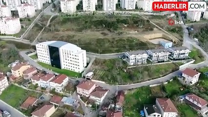 Toprak kaymasının yaşandığı bölgede son durum böyle görüntülendi