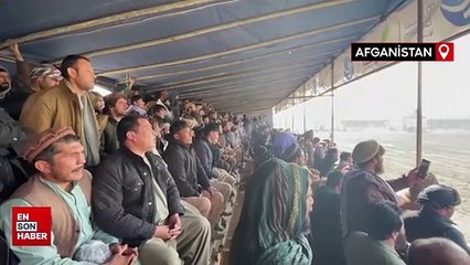 Afganlar, milli sporları buzkaşi ile heyecan dolu anlar yaşadı