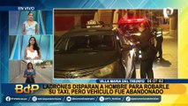 A balazos le roban camioneta en la puerta de su casa en Los Olivos