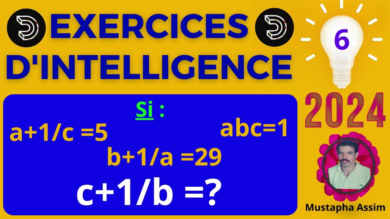 RÉUSSIR EN MATH-Exercices d'intelligence-Exercice-6