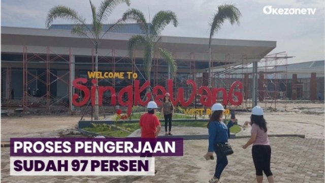 Terus Dikebut, Pembangunan Terminal Bandara Singkawang Capai 97 Persen