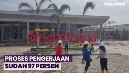 Terus Dikebut, Pembangunan Terminal Bandara Singkawang Capai 97 Persen