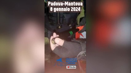 Padova-Mantova, pugnali nascosti nelle aste delle bandiere ultras