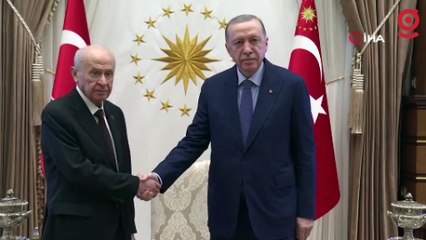 Erdoğan - Bahçeli görüşmesi başladı