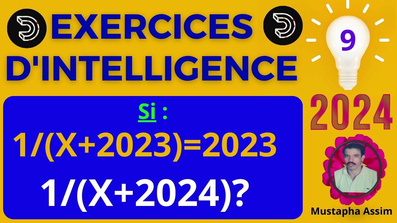 Exercices d'intelligence-Exercice-9