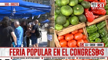Feria popular en Congreso ofrece cortes de carne a muy bajo precio.
