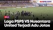 Laga PSPS Lawan Nusantara United Diwarnai Adu Jotos Suporter vs Petugas Lapangan