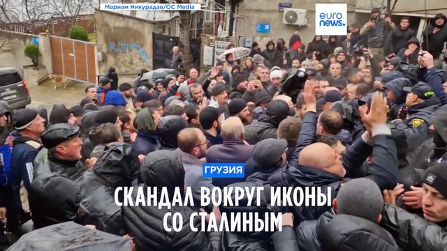В Грузии разразился скандал из-за иконы со Сталиным