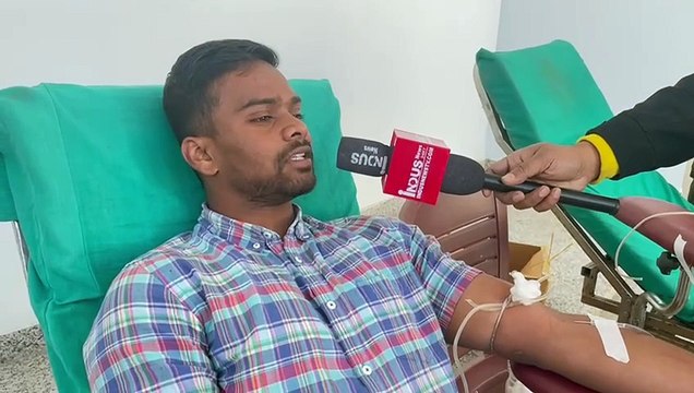 Blood Donation by students in Jharkhand