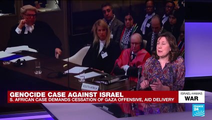 Download Video: South Africa says Israel has 'genocidal intent' against Gaza Palestinians