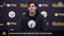 Steelers’ Mason Rudolph Preparing For First Playoff Game