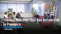 Thomas Voeckler, ancien grand cycliste français, était face aux lecteurs de la Provence