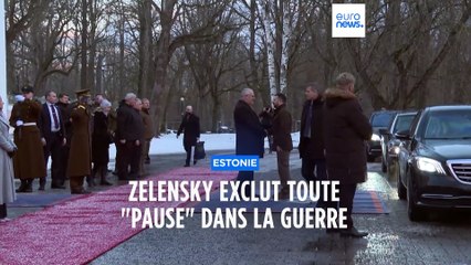 Zelensky exclut toute "pause" dans la guerre