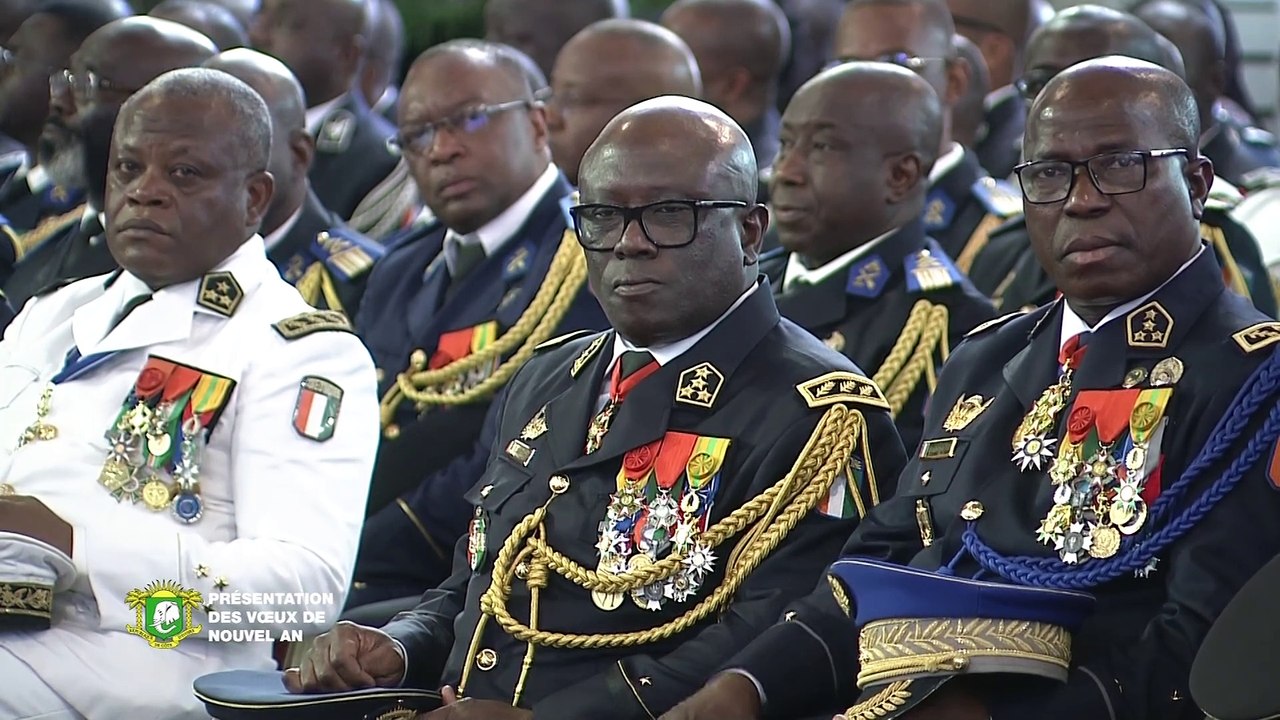 "La synergie de vos actions est perceptible au climat de paix et de tranquillité dans le pays", Alassane Ouattara à l'Armée