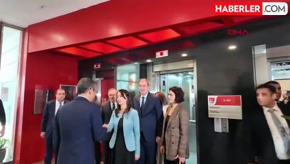 DEM Parti'den Özgür Özel'e ziyaret