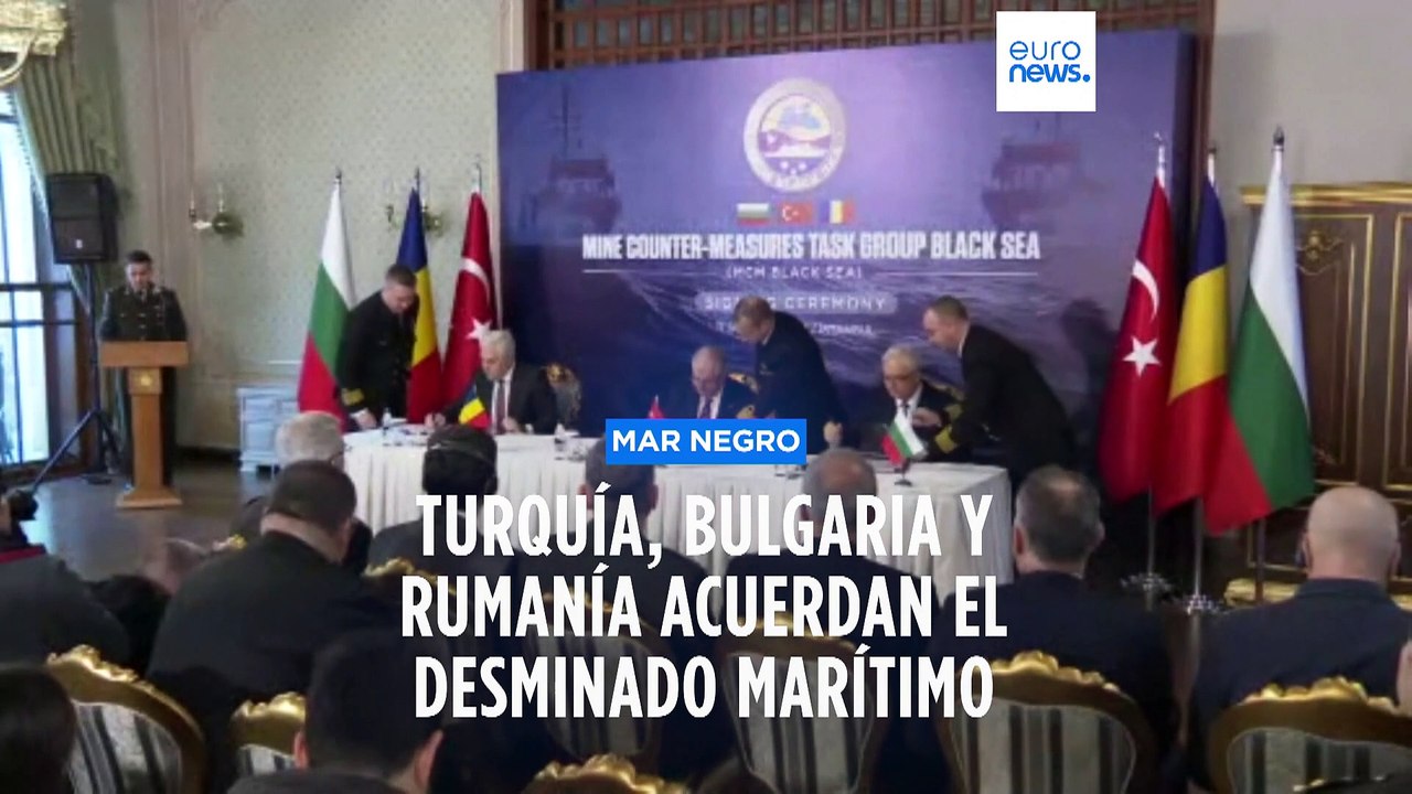 Histórico acuerdo de Turquía, Rumanía y Bulgaria para el desminado del mar Negro
