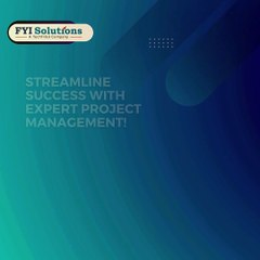Strategic Project Management for Business Growth | FYI Solutions