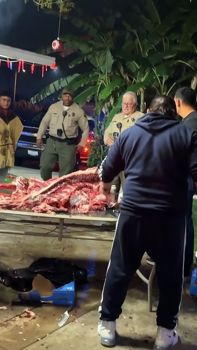 Cooking A Meal For The Cops