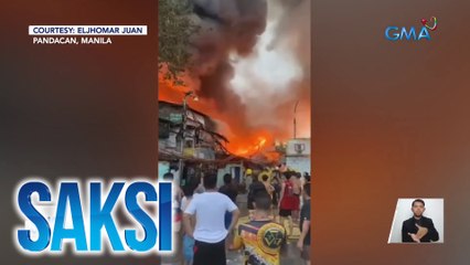 Mahigit 1,000 residente sa 3 barangay sa Pandacan, nasunugan; ilan sa kanila, sa sidewalk tumutuloy | Saksi
