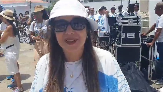 Lavagem do Bonfim 2024: Tatiana Velloso, primeira-dama da Bahia