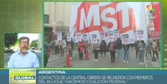 Delegados sindicales de Argentina ejercen presión contra decretos gubernamentales