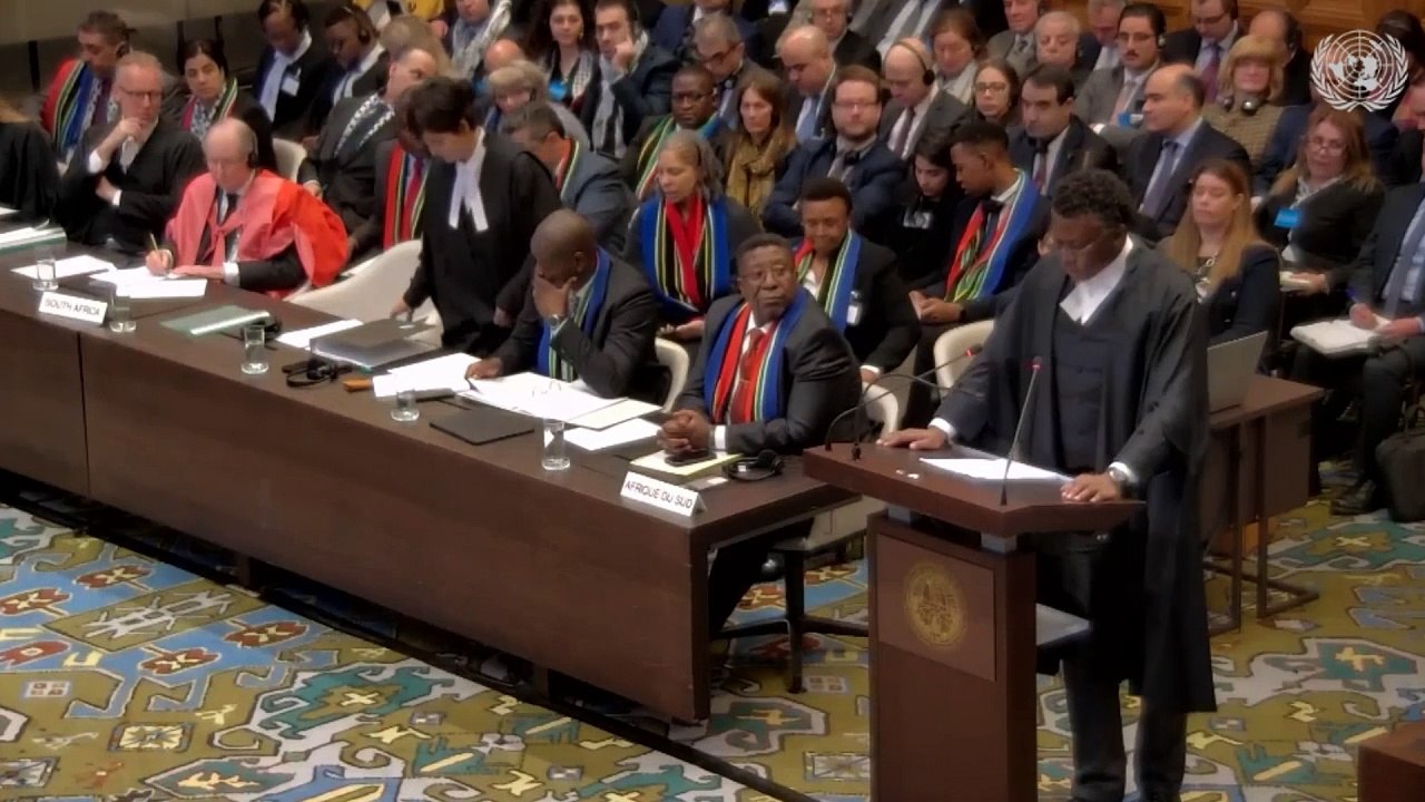 Sudáfrica acusa a Israel de "cometer actos genocidas" contra los palestinos