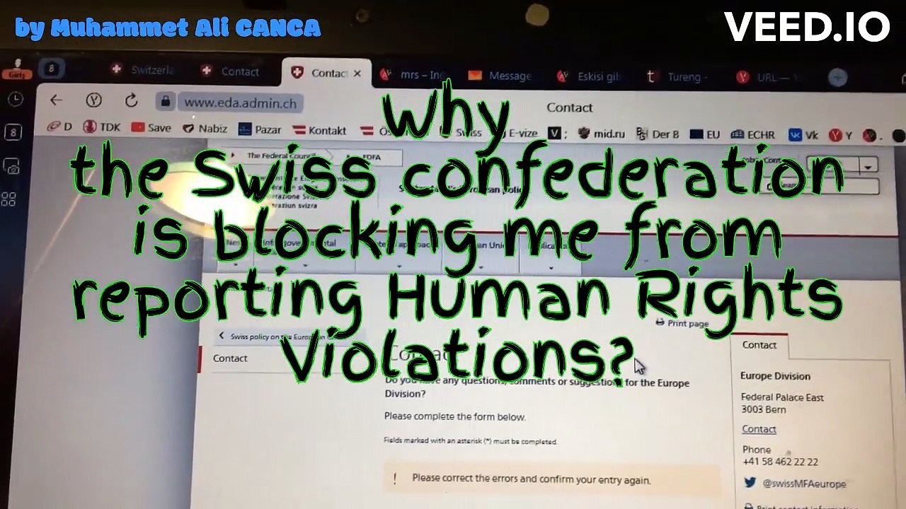 The SWİSS CONFEDERATİON is BLOCKİNG me