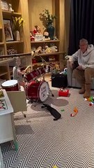 David Foster com o filho Rennie