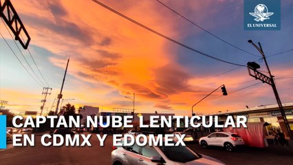 Con nubes raras y asombrosas, así fue el atardecer del 10 de enero