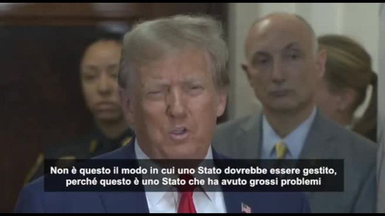 Trump in tribunale a New York per il processo per frode