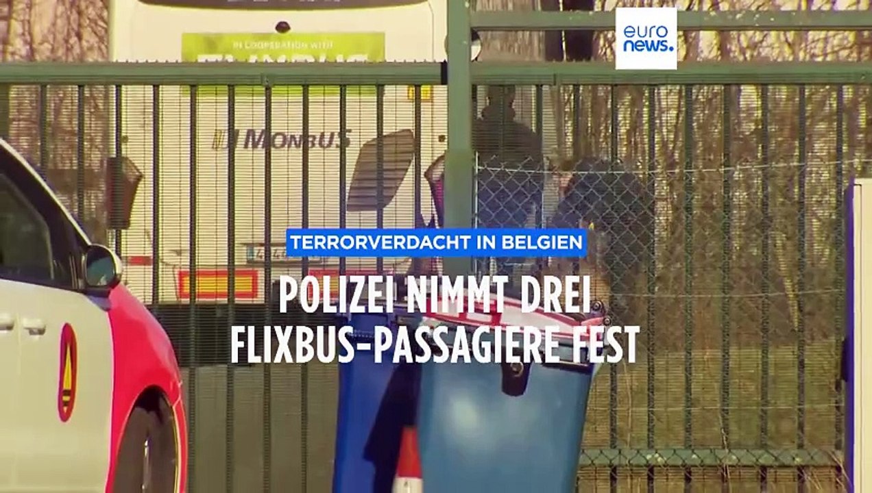 Terrorverdacht in Belgien: Polizei nimmt drei Flixbus-Passagiere fest