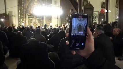 Regaip Kandili’nde Bursalılar Ulu Cami’ye akın etti