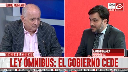 Ramiro Marra en Crónica: "Me comí al kirchnerismo"