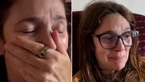 Drew Barrymore cries watching The Wedding Singer as she sends message to co-star Adam Sandler