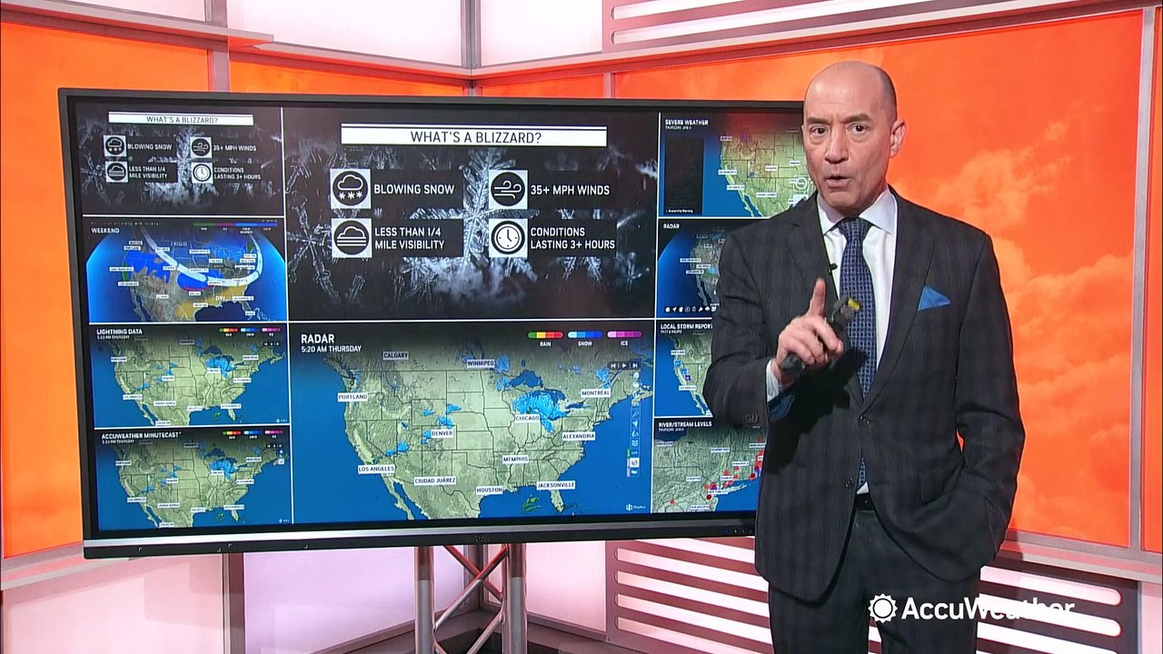 Blizzard to evolve over central US into the weekend