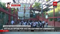 Escuelas en Acapulco optan por uso obligatorio de cubrebocas ante aumento en casos de covid-19