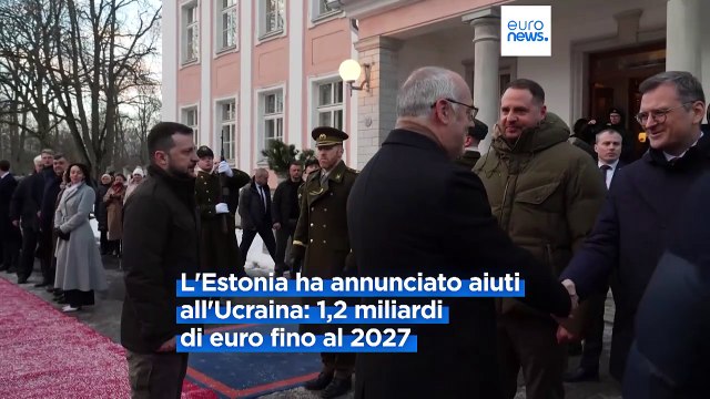 Ucraina, Zelensky vola in Estonia, aiuti militari per 1.2 miliardi: niente pause dalla guerra