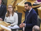 Humza Yousaf First Minister of Scotland speaks to journalists on the decision to ban XL  Bully dogs in Scotland
