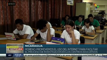 Nicaragua desarrolla uso de la tecnología para la enseñanza como estrategia educativa