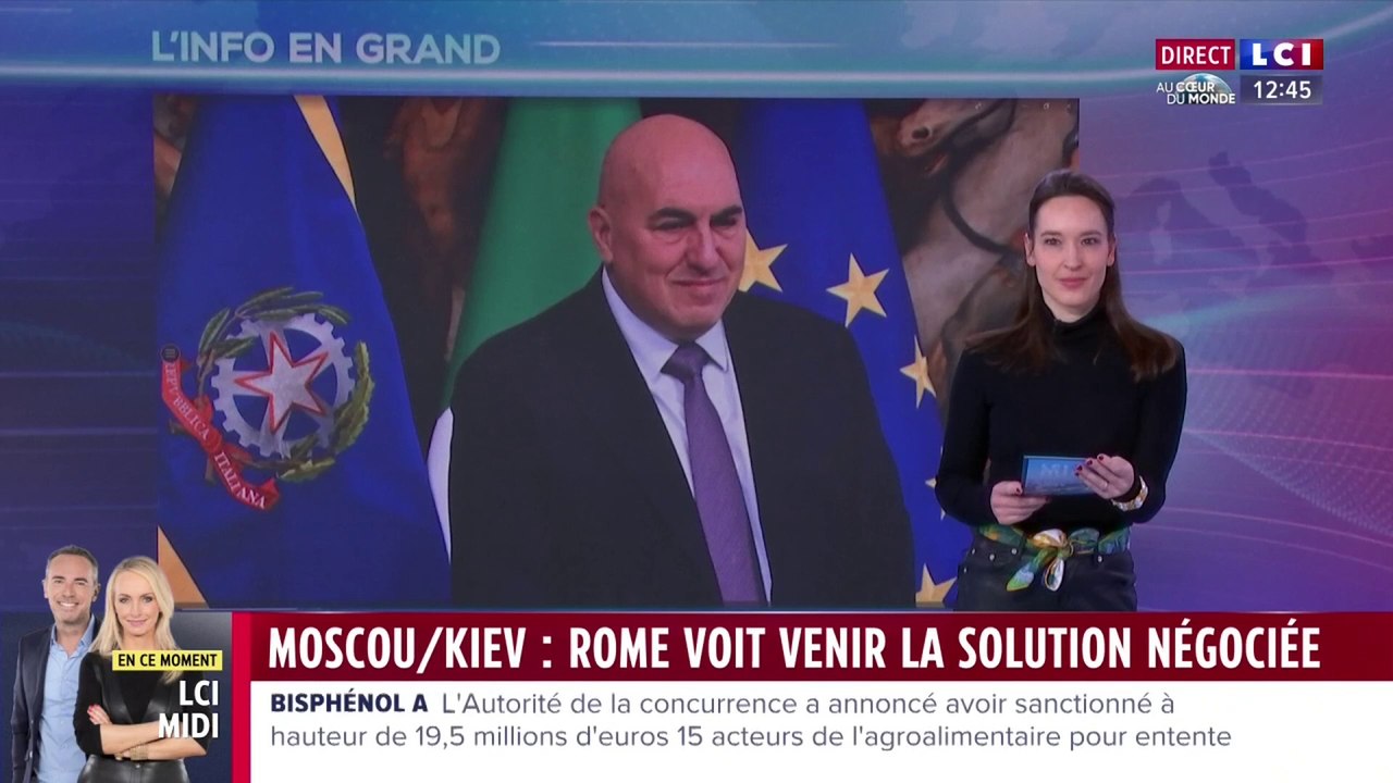 Moscou / Kiev : Rome voit venir la solution négociée - Laura Pouget sur LCI (11/01/2024)