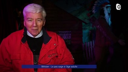 Télé Grenoble le bêtisier 2023 extrait Lina Badreddine  et Jean-Claude Guerguy Reportage Lina Badreddine Jean-Claude Guerguy devant Davy Crockett Le monde enchanté de la Ferme aux Mille Lumières 2023  à Fitilieu   TAGS  Lina Badreddine , Jean-Claude Guerg