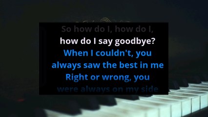 How do I say goodbye Dean Lowis