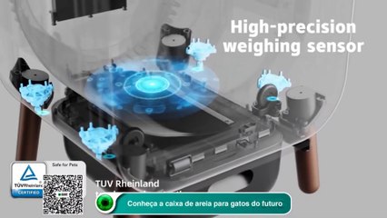 Conheça a caixa de areia para gatos do futuro