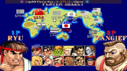 LigaBR Flavio.Ryu vs Ulgrot - Street Fighter II' Champion Edition - FT5