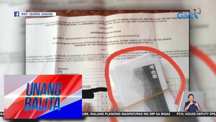 Petisyong nagsusulong sa joint voting ng Senado at Kamara para amyendahan ang Saligang Batas, kinuwestiyon | UB