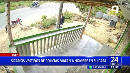 Sicarios vestidos de policías matan a dueño de bodega en Jaén