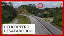 Câmera de rodovia pode ter registrado imagem de helicóptero desaparecido