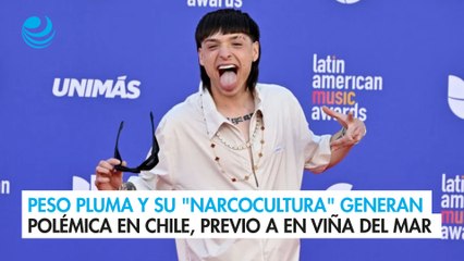 Peso Pluma y su "narcocultura" generan polémica en Chile, previo a su presentación en Viña del Mar