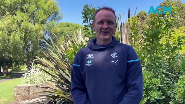 Football: AFLW coach Mat Buck at home in Warrnambool